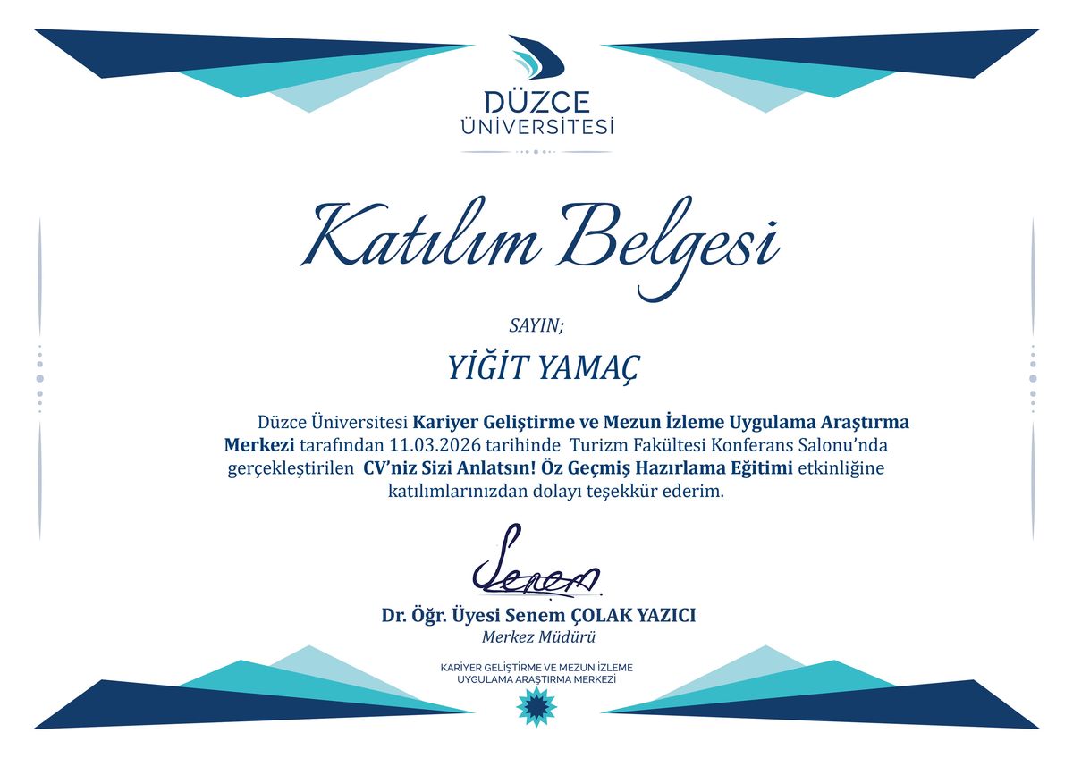 CV Hazırlama Eğitimi